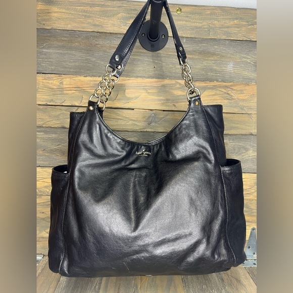 Bin049.042 Kate Spade Womens Double Handle Side Pocket Large Leather Tot… - Picture 16 of 16